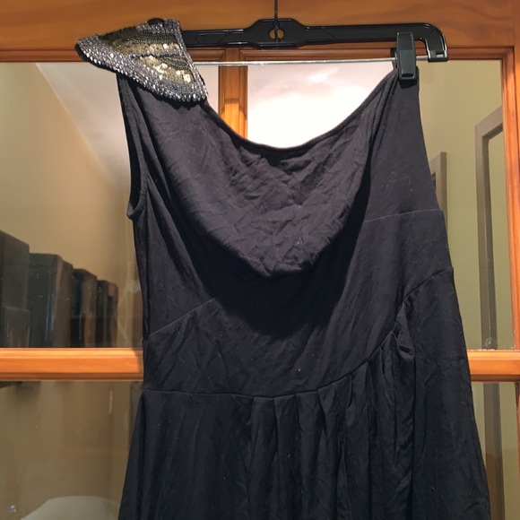 GUESS ONE SHOULDER DRESS SIZE L - Picture 4 of 5